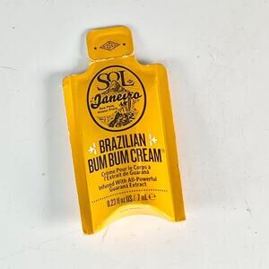 Sol de Janeiro Brazilian Bum Bum Body Cream Moisturizer Travel .23 fl oz 7ml New